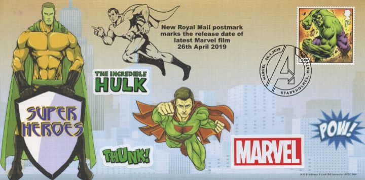 Marvel, New End Game Postmark