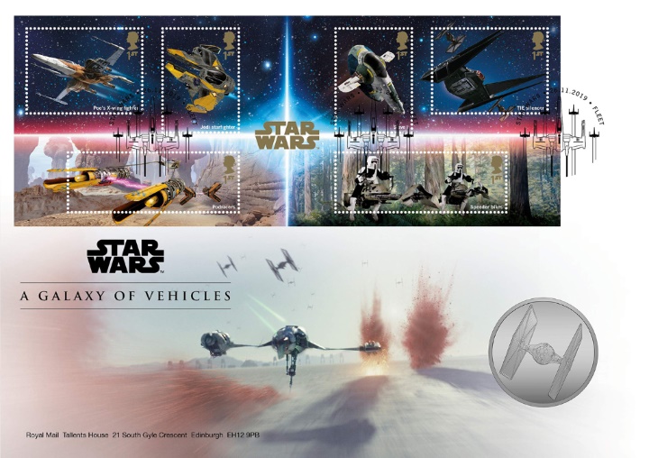 Star Wars: Miniature Sheet, A Galaxy of Vehicles