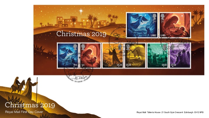 Christmas 2019: Miniature Sheet, Mary & Joseph