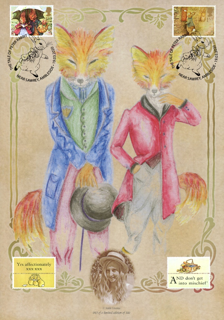 Freddie and Felicity Fox, Peter Rabbit Special Postmark