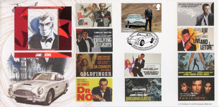 James Bond, Set of ten film posters