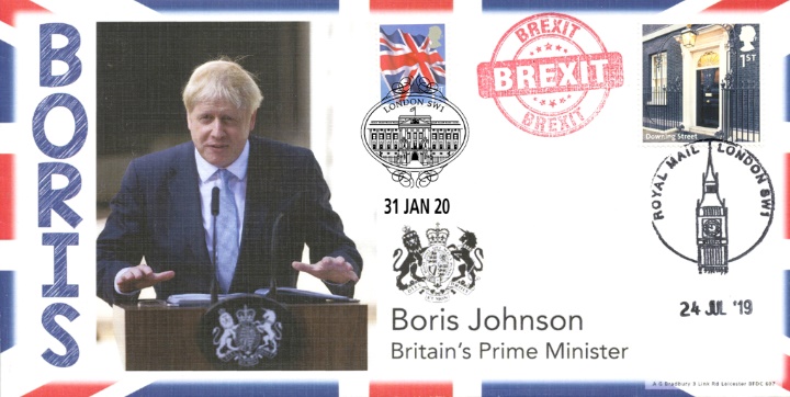 Boris Johnson and Brexit, Double Dated Cover
