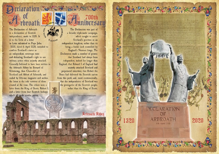 Declaration of Arbroath, Arbroath Abbey
