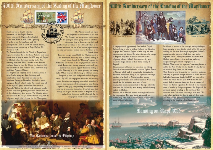 The Mayflower Pilgrim Fathers, 400th Anniversary