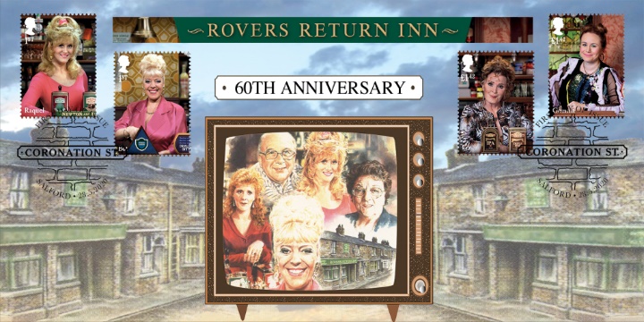 Coronation Street: Miniature Sheet, Bar Maids from years past