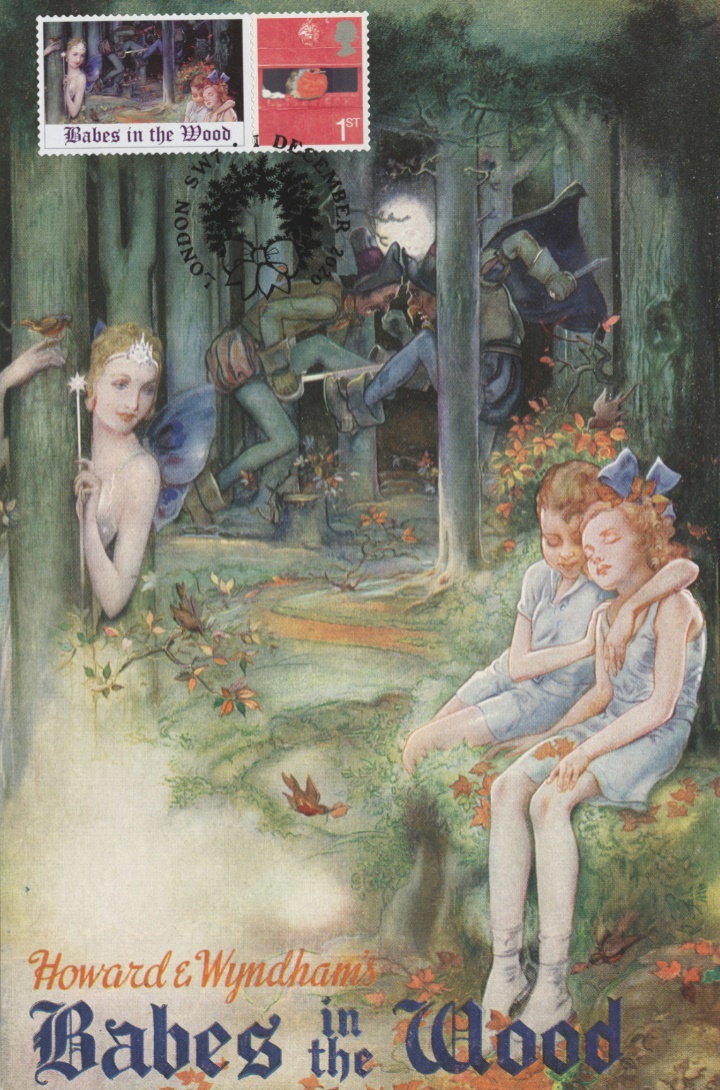 Babes in the Wood, Pantomime Stamped Print