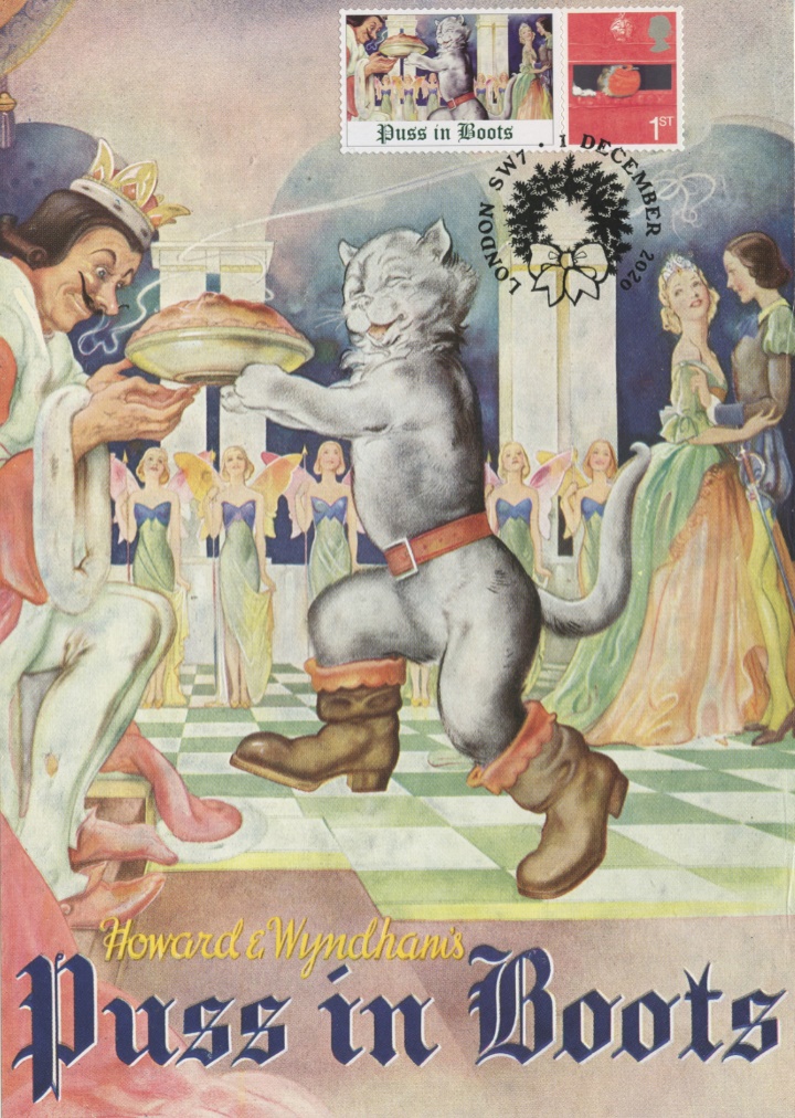 Puss In Boots, Pantomime Stamped Print
