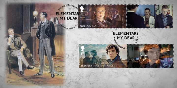 Sherlock Holmes: Generic Sheet, Stamps from Collector Sheet No.5