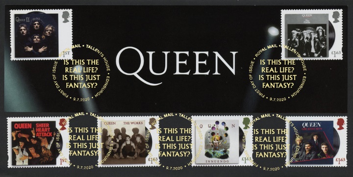 Queen, Stamp Sheet Header