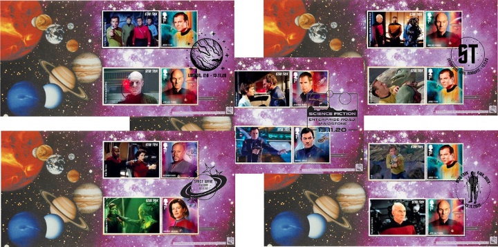Star Trek: Generic Sheet, Set of 5 Covers