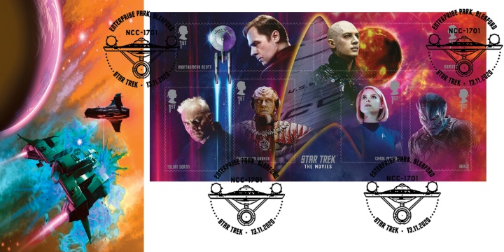 Star Trek: Miniature Sheet, Space Wars