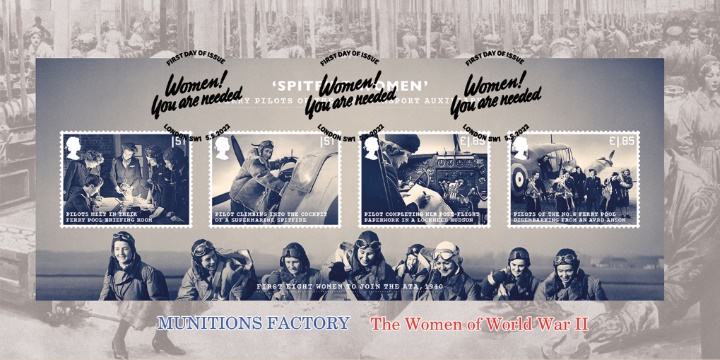 Unsung Heroes: Miniature Sheet, Spitfire Women