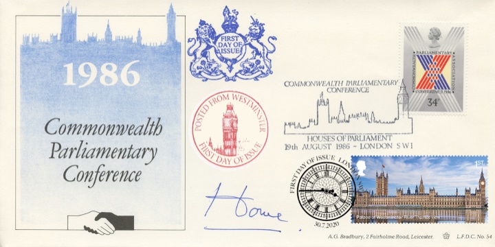 Palace of Westminster, Alec Douglas_Home Signed