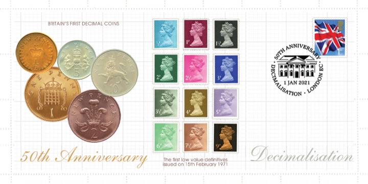Decimalisatioin, First Decimal Coins and Stamps