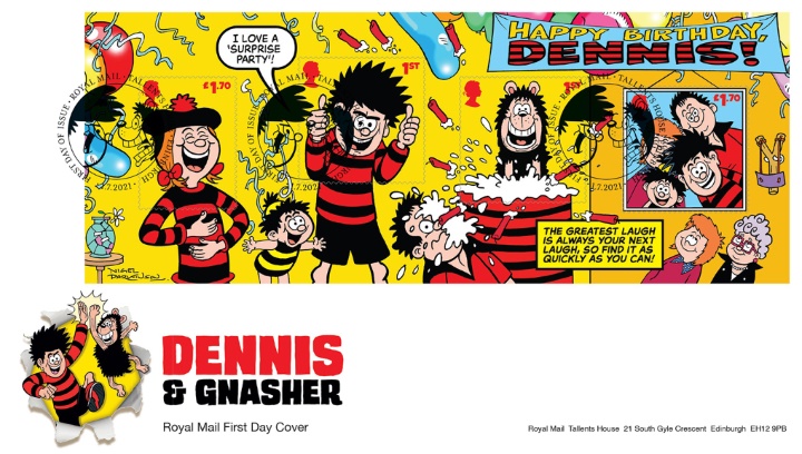 Dennis & Gnasher: Miniature Sheet, Dennis and Gnasher