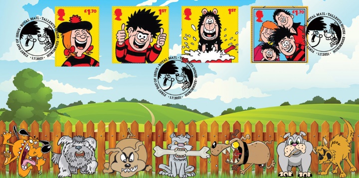 Dennis & Gnasher: Miniature Sheet, Dogs