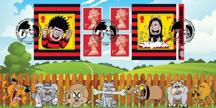 Self Adhesive: Dennis & Gnasher, Dogs