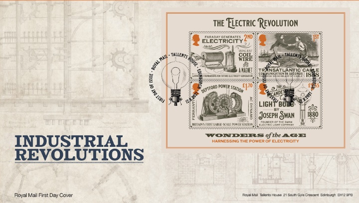 Industrial Revolutions: Miniature Sheet, Inventions and Discoveries