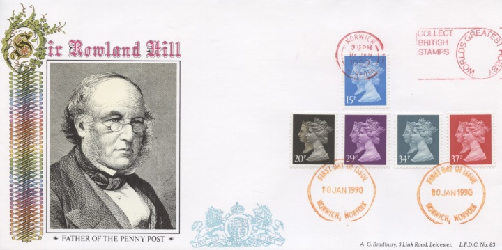 Penny Black Anniversary, Sir Rowland Hill