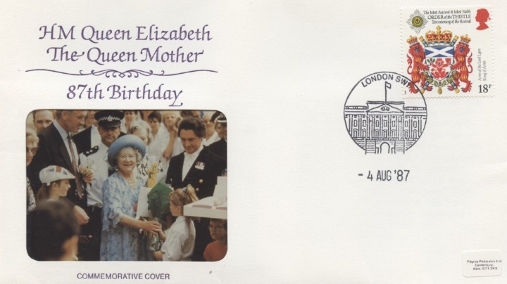 The Queen Mother, 87th Birthday