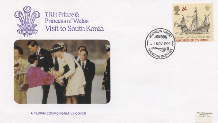 Prince & Princess of Wales, Visit South Korea