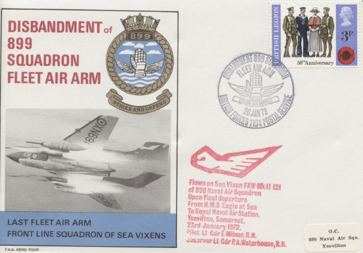 Disbandment of 899 Squadron, Sea Vixens