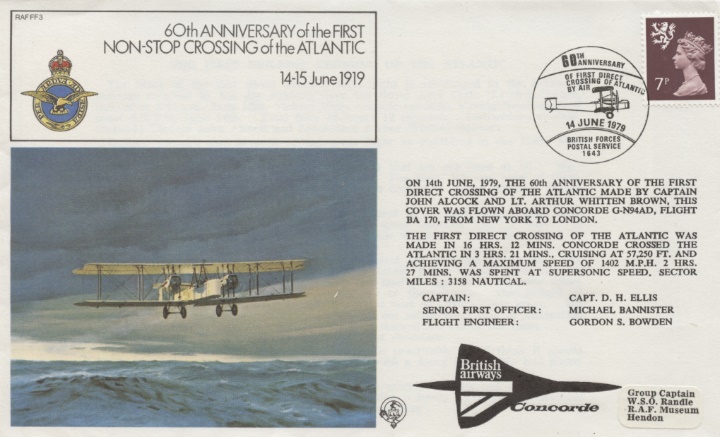 60th Anniversary, Non-stop Crossing of the Atlantic