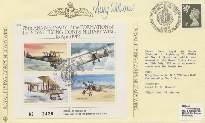 75th Anniversary, Royal Flying Corps