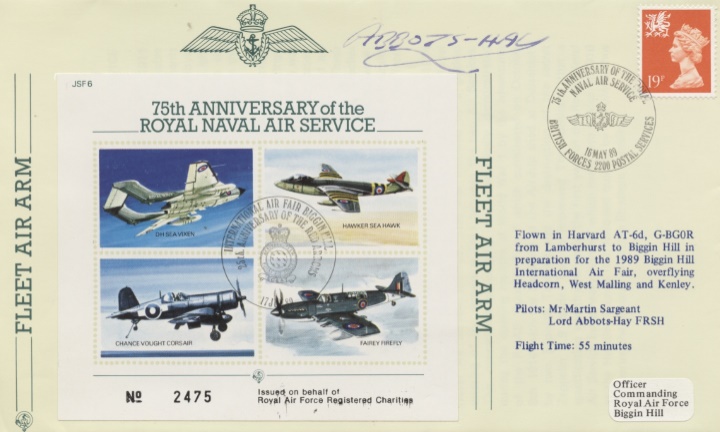 75th Anniversary, Royal Naval Air Service