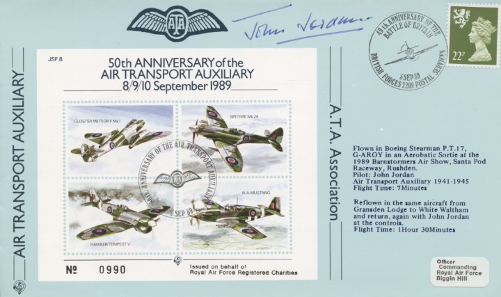 50th Anniversary, Air Transport Auxiliary