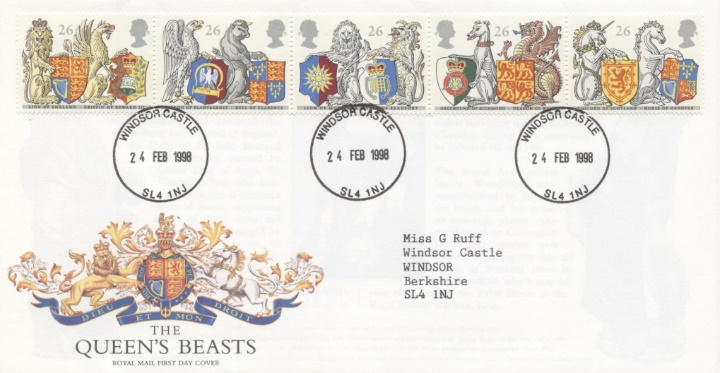 Queen's Beasts, Windsor Castle CDS