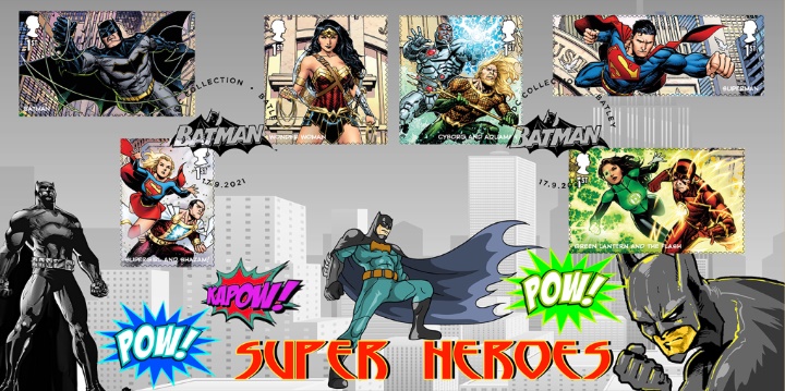 DC Collection: Miniature Sheet, Justice League