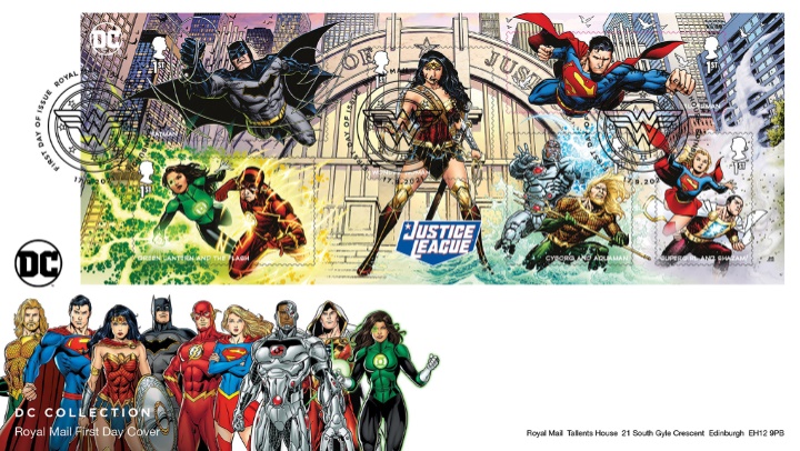 DC Collection: Miniature Sheet, Justice League