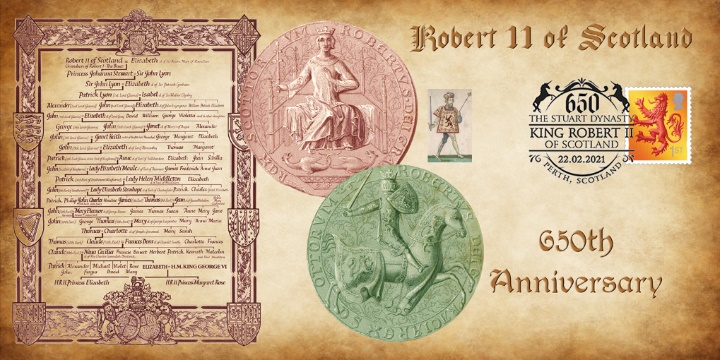 Robert II of Scotland, 650th Anniversary of the Stuart Dynasty