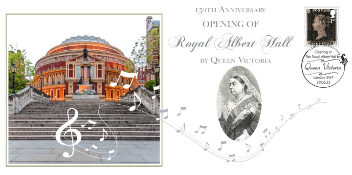 Royal Albert Hall, Official Opening by Queen Victoria