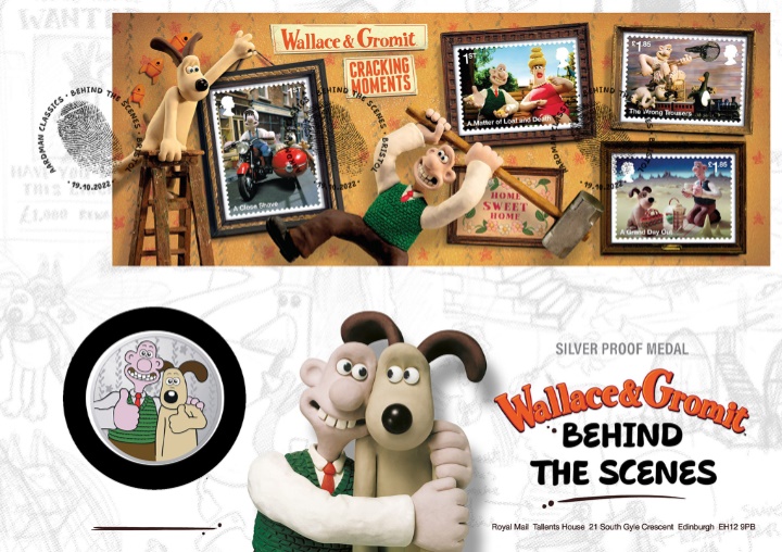 Aardman Classics: Miniature Sheet, Behind the Scenes