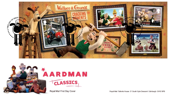 Aardman Classics: Miniature Sheet, Wallace and Gromit