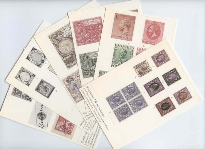 National Postal Museum Postcards, King George V Set of 6