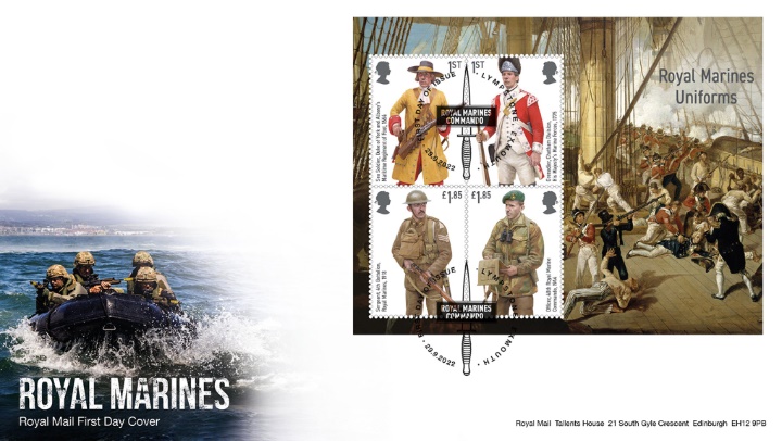 Royal Marines: Miniature Sheet, Royal Marines Uniforms