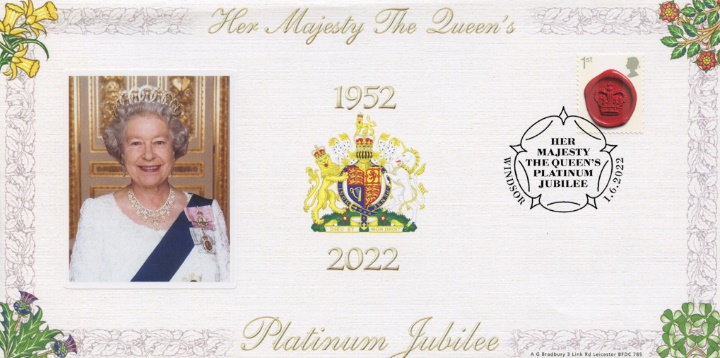 Queen in Formal Attire, Platinum Jubilee