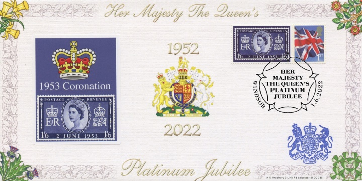 Coronation Stamp, Platinum Jubilee