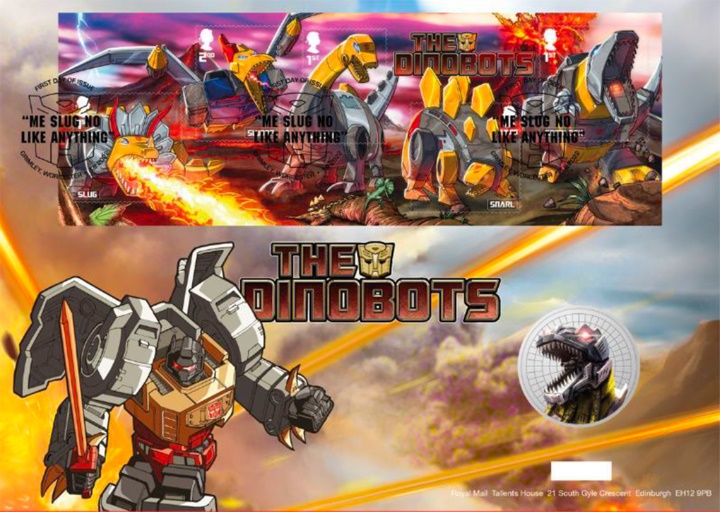 Transformers: Miniature Sheet, Coin Cover