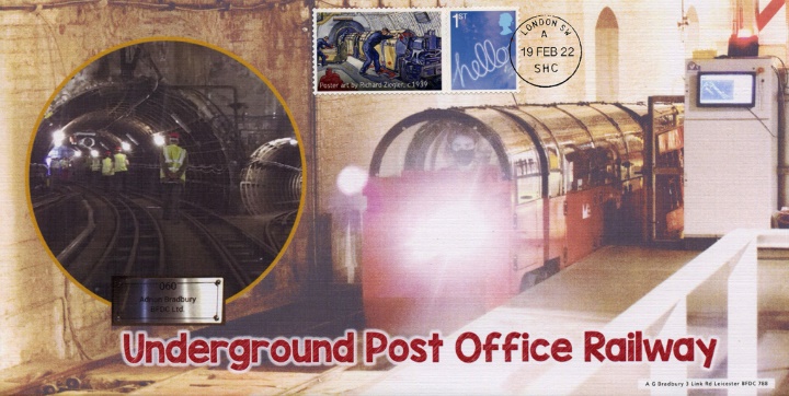 International Stamp Exhibition: Generic Sheet, Underground Post Office Railway