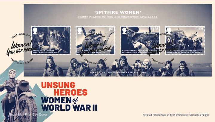 Unsung Heroes: Miniature Sheet, Women of World War II