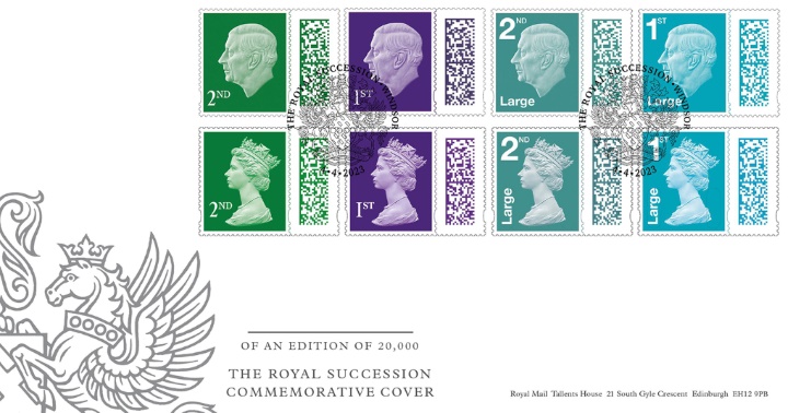 Charles III Definitives, Royal Succession