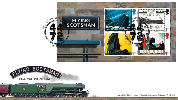 Flying Scotsman: Miniature Sheet, Miniature Sheet