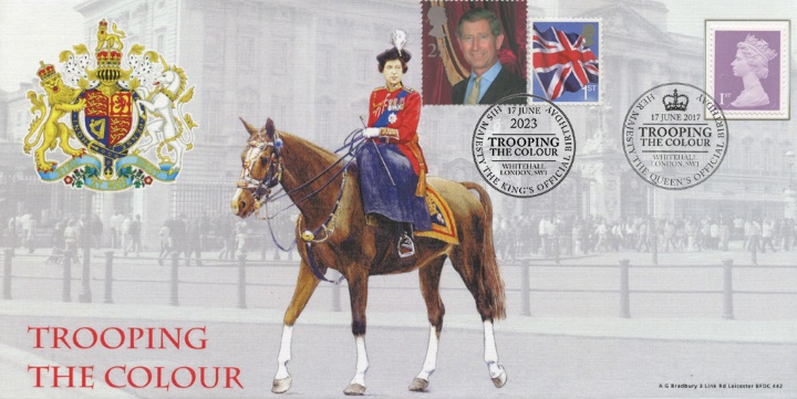 Trooping the Colour, Both Queen & King on the one cover!