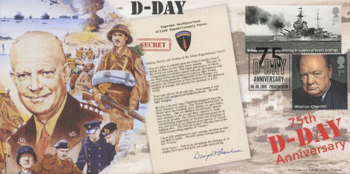 Eisenhower & Churchill, D-Day Landings