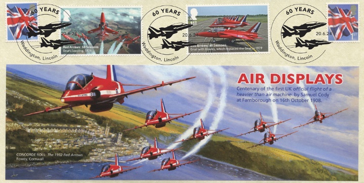 Red Arrows, Concorde Roll,Fowey