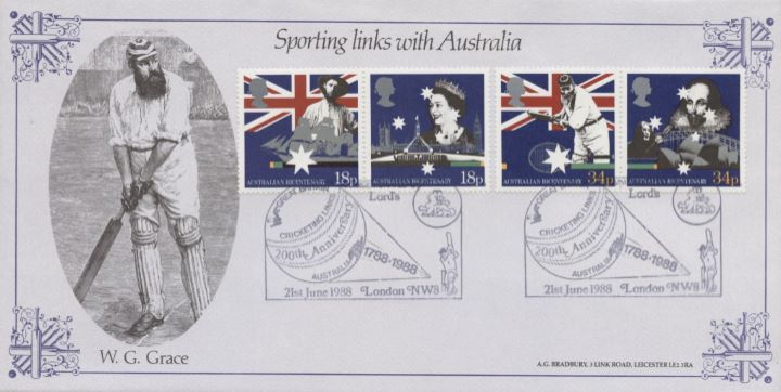 Australian Bicentenary, W G Grace